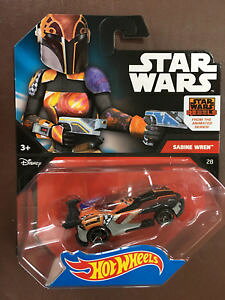 �y���������z�͌^�ԁ@�X�|�[�c�J�[�@�z�b�g�z�C�[���X�^�[�E�H�[�Y����hot wheels star wars rebels character cars 28 sabine wren
