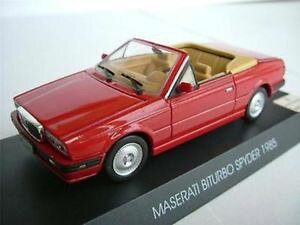 �y���������z�͌^�ԁ@�X�|�[�c�J�[�@maserati biturbo spyder 1985car 143convertible type light interiory0675j�O*�Omaserati biturbo spyder 1985 car 143 convertibl