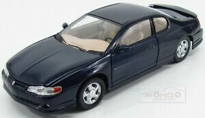 �y���������z�͌^�ԁ@�X�|�[�c�J�[�@�V�{���[�����e�J�����N�[�y�l�C�r�[�T���X�^�[���f��chevrolet monte carlo ss coupe 2000 navy blue met 118 sunstar ss1986 model