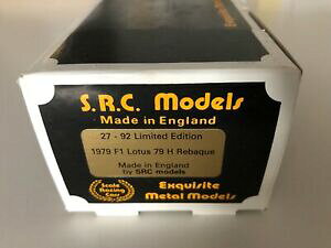 �y���������z�͌^�ԁ@�X�|�[�c�J�[�@���f���L�b�g���[�^�X listingsrc models 143 kit 1979 f1 lotus 79, hector rebaque, 2792 limited edition