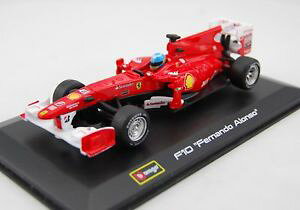 yz͌^ԁ@X|[cJ[@tF[[VOtFihA\tH[~ferrari racing f10 fernando alonso 8 bburago formula f1 132 46800