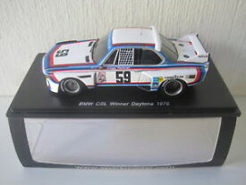 【送料無料】模型車　スポーツカー　スパークレッドマンデイトナダspark143bmw csl greggredman winner daytona 1976 43da76