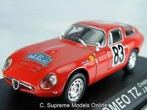 【送料無料】模型車 スポーツカー アルファロメオラリーカースケールレッドカラー1964 alfa romeo tz rally car rolland 143rd scale red colour example t3412z