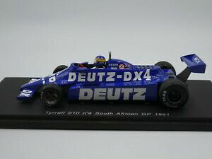 【送料無料】模型車 スポーツカー スパークウィルソンティレル#アフリカグランプリspark 143 desire wilson tyrrell 010 4 south african gp f1 1981 resin s1886