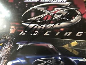 �y���������z�͌^�ԁ@�X�|�[�c�J�[�@�W�F�t�S�[�h���T�C���Q�[���N���X�^�����[�X�J�[jeff gordon signed autographed c d rom game and 124 crystal race car