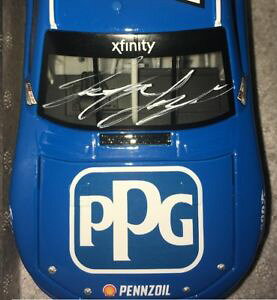 yz͌^ԁ@X|[cJ[@WCyYIC[NZTCsigned 2017 joey logano 22 ppg pennzoil autographed 124 car