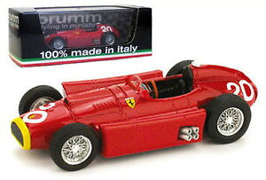 �y���������z�͌^�ԁ@�X�|�[�c�J�[�@�t�F���[�������i�R�O�����v���X�P�[��brumm r127 ferrari d50 20 monaco gp 1956 j m fangio 143 scale