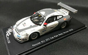 �y���������z�͌^�ԁ@�X�|�[�c�J�[�@�|���V�F�O�A�e�}���J�b�v�v���[���{�f�Bporsche 911 gt3 cup plain body 2010 strictly limited hand signed 143
