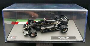 yz͌^ԁ@X|[cJ[@[^XACgZi[_}KWlotus 97t1985 driven by ayrton senna modal f1 car with detailed magazine
