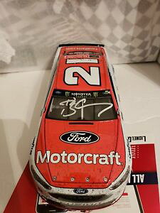 yz͌^ԁ@X|[cJ[@CATC[XLA2017 ryan blaney 21 autographed motorcraft pocono race 1st career win 124th