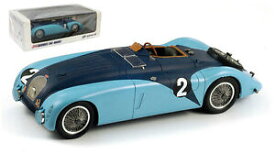 【送料無料】模型車　スポーツカー　スパークブガッティg＃ルマンスケールspark 43lm37 bugatti 57g 2 le mans winner 1937 wimillebenoist 143 scale