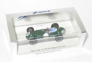 �y���������z�͌^�ԁ@�X�|�[�c�J�[�@�X�p�[�N�`�[�����[�^�X�x���M�[���N���t�A���\��143 spark team lotus 12 belgium gp 1958 40 cliff allison