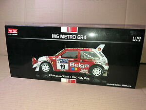 �y���������z�͌^�ԁ@�X�|�[�c�J�[�@�����[�T���X�^�[�����[rally 118 sunstar mg metro 6r4 duez rac rallye 1986 wrc erc belga