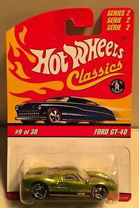 yz͌^ԁ@X|[cJ[@zbgzC[RN^ftH[hO[hot wheels classics collectors model ford gt40 0930 green