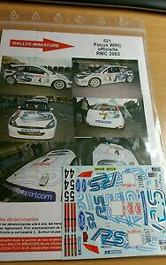 【送料無料】模型車 スポーツカー decals 118ref 521 ford focus wrc markko martinrally mounted carlo 2003rallydecals 118 ref 521 ford focus wrc markko martin