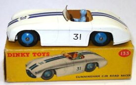 【送料無料】模型車　スポーツカー　レースカーミントdinky 133 cunningham race car rare mint boxed