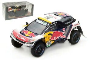 �y���������z�͌^�ԁ@�X�|�[�c�J�[�@�X�p�[�N�v�W���[�_�J�[�������[�y�e�����Z���X�P�[��spark s5611 peugeot 3008 dkr winner dakar rally 2017 s peterhansel 143 scale