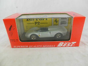 �y���������z�͌^�ԁ@�X�|�[�c�J�[�@���f���t�F���[���X�P�[��best models 9079 ferrari 330 p2 1964 alluminio scale 143
