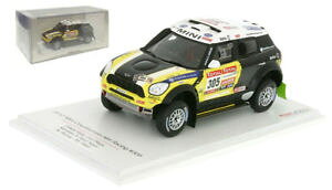 【送料無料】模型車 スポーツカー 305ダカールtruescaleミニall42012nローマ143truescale mini countryman all4 racing 305 dakar rally 2012 n roma 143 scale