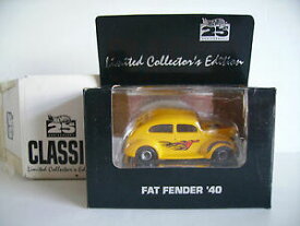 【送料無料】模型車　スポーツカー　ホットホイールクラシックフェンダーリアルライダーhot wheels mattel 1993 classic limited edition 25th fat fender 40 real riders
