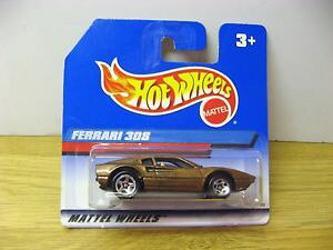 yz͌^ԁ@X|[cJ[@zbgzC[tF[J[huYX|[N~ghot wheels mattel 1997 ferrari 308 5 spoke mint on short card bronze nice