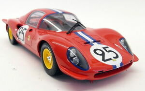 yz͌^ԁ@X|[cJ[@XP[tF[fBm}fJ[cmr 118 scale 040 ferrari dino 206s 25 24h le mans 1966 red resin model car