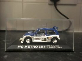 【送料無料】模型車　スポーツカー　ixoラリーカーメトロ6r4 t143vgc racラリー1985ixo rally car collection metro 6r4 tpond 143 vgc rac rally 1985