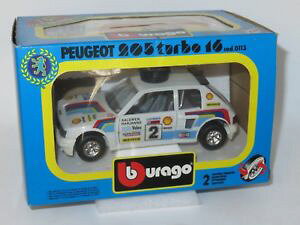 yz͌^ԁ@X|[cJ[@124IWi1980Msu[S0113vW[205t16vW[124 original 1980s burago 0113 peugeot 205t16 peugeot promotional box