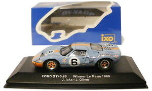【送料無料】模型車 スポーツカー ixo lm1969フォードgt4061969ルマン1969 イクスオリヴァー143