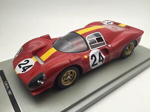 �y���������z�͌^�ԁ@�X�|�[�c�J�[�@�X�P�[���t�F���[�����}��118 scale tecnomodel ferrari 330 p4 le mans 24h 1967 tm1831b