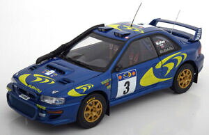 �y���������z�͌^�ԁ@�X�|�[�c�J�[�@118�X�o��impreza wrc3�T�t�@���}�N���[1997118 autoart subaru impreza wrc 3 safari rally mcraegrist 1997
