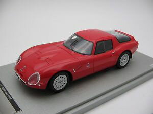 �y���������z�͌^�ԁ@�X�|�[�c�J�[�@�X�P�[���A���t�@�����I�A���t�@�v���X118 scale tecnomodel alfa romeo tz2 press red alpha 1965tm1865a