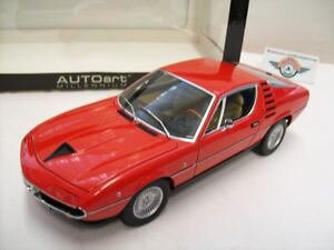 【送料無料】模型車 スポーツカー アルファロメオモントリオールalfa romeo montreal, 1970, red, autoart 118, ovp