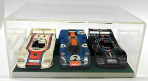 yz͌^ԁ@X|[cJ[@124appxvX`bN|VF917 3x}Zbgunbranded 124 appx scale plastic porsche 917 3x le mans car set case