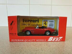 �y���������z�͌^�ԁ@�X�|�[�c�J�[�@�x�X�g���f���t�F���[���X�p�C�_�[�y���L�X�P�[�����f���J�[best models ferrari 330 gtc spyder red paint 143 scale model car 9130