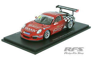 �y���������z�͌^�ԁ@�X�|�[�c�J�[�@�|���V�F�J�����J�b�v�`�[���^���X�p�[�Nporsche carrera cup team budweiserasia 2015tung 143 spark sa077