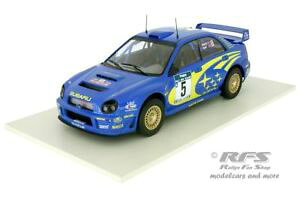 �y���������z�͌^�ԁ@�X�|�[�c�J�[�@�X�o��impreza wrc�����[�j���[�W�[�����h2001���`���[�h118 altaya ixo subaru impreza wrc rally zealand 2001 richard burns 118 altaya ixo