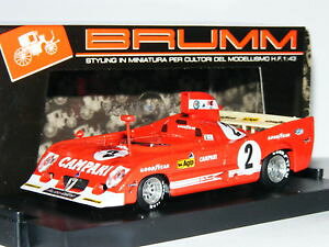 yz͌^ԁ@X|[cJ[@brumm r240At@I33tt 121975Xp1000km2 143brumm r240 alfa romeo 33tt 12 1975 spa 1000km 2 143