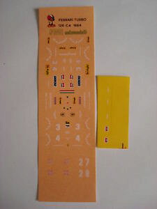 yz͌^ԁ@X|[cJ[@fJ[tF[fJ[f1 decal 143 car ferrari 156 1985 gp brasile n2728 decals