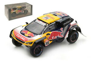 �y���������z�͌^�ԁ@�X�|�[�c�J�[�@�X�p�[�N�v�W���[�}�L�_�J�[���X�e�t�@���y�e�����Z���X�P�[��spark s5620 peugeot 3008 dkr maxi dakar 2018 stephane peterhansel 143 scale