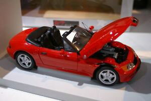 �y���������z�͌^�ԁ@�X�|�[�c�J�[�@���f���X�P�[��ut models bmw z3 roadcar 1994 red in 118 scale