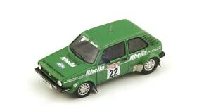 �y���������z�͌^�ԁ@�X�|�[�c�J�[�@�t�H���N�X���[�Q���S���t�`�[�������[�h�C�c�X�p�[�N�V���O�����[�g��volkswagen golf gti team rheila gr2 winner rally german 1981 spark 143 sg070 m