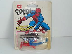 yz͌^ԁ@X|[cJ[@R[M[WjAXpC_[}Q[kb corgi juniors spiderman spidercopter 75