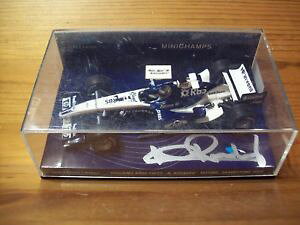 【送料無料】模型車 スポーツカー ウィリアムズシルバーストーンベースニコロズベルグテスト143 williams 2005 bmw fw27 silverstone test 2005 signed on base by nico rosberg