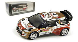 【送料無料】模型車　スポーツカー　スパークシトロエンモンテカルロラリークリススケールspark s3788 citroen ds3 wrc 3rd monte carlo rally 2014 kris meeke 143 scale