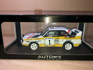 yz͌^ԁ@X|[cJ[@rally 118AEfBquattroX|[cswb blomqvisteJ1985wrc gp brally 118 autoart audi quattro sport swb blomqvist monte carlo 1985