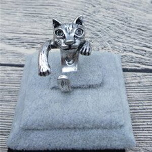 yzL@Lbg@O@Be[WoCoelfin vintage retro classic adjustable rings animal cat