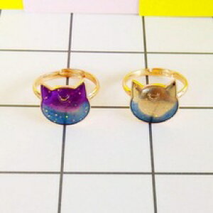 yzL@Lbg@O@timlee r001timlee r001 grace novel colorful cat finger rings jewelry