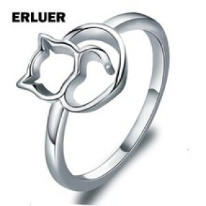 yzL@Lbg@O@erluererluer cute cat rings for women girls simple design