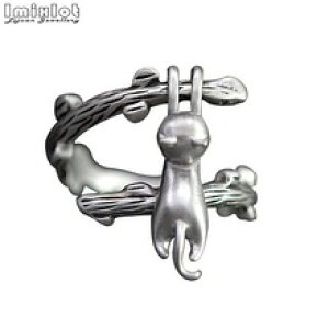 yzL@Lbg@O@imixlotlRimixlot creative kitten climbing tree rings for women